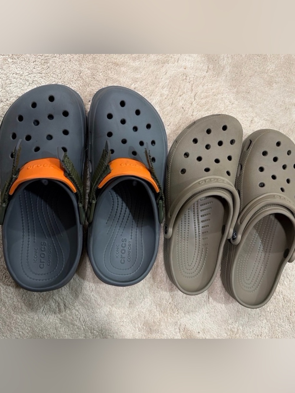 Crocs Classic and All Terrain (size 9 mens/11 womans)